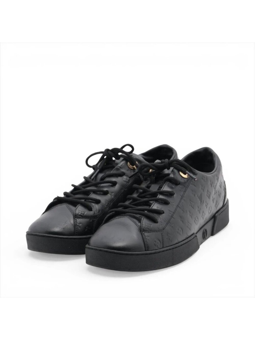 Louis Vuitton Monogram Match Upline Leather Low Top Sneakers